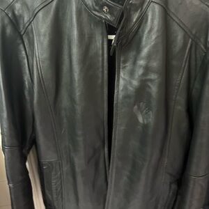 Kenneth Cole leather jacket imperfect